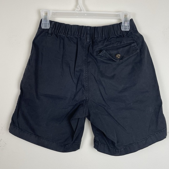 LOT OF 2 Bearbottom Stretch Shorts Mens Small 7" Inseam Chino Black Blue Pockets - Picture 3 of 13